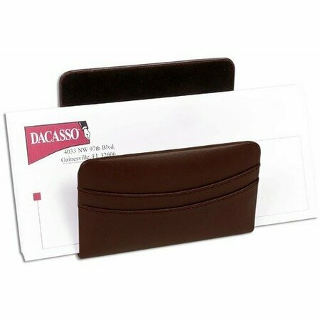 DACASSO Letter Holder, Chocolate, 5-1/2inx2-1/4inx5in, BN DACA3408